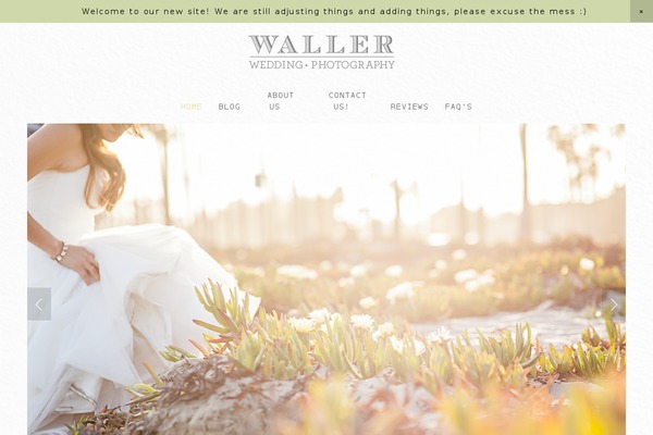 wallerweddings.com site used Chic-blog