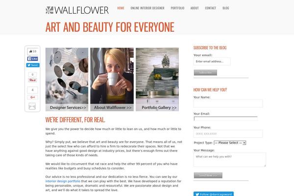 Core theme site design template sample