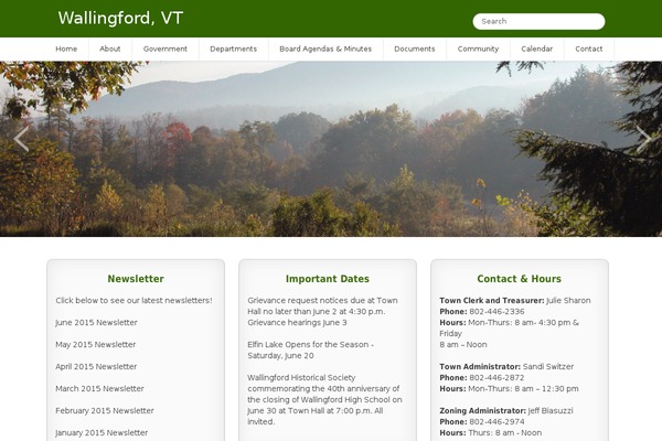 wallingfordvt.com site used Vt-responsive
