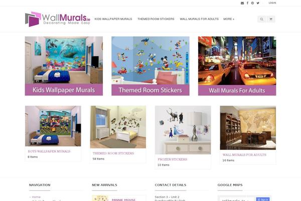 Blaszok Child theme site design template sample