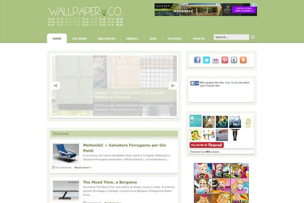Continuum theme site design template sample