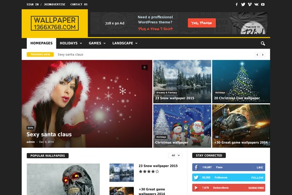 Snaps theme site design template sample