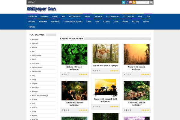 Kodok theme site design template sample