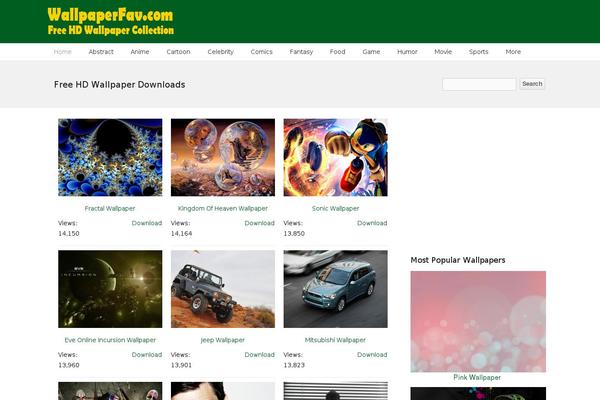 wallpaperfav.com site used Plixpro