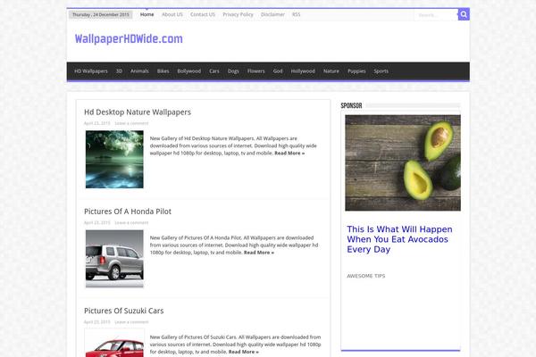 wallpaperhdwide.com site used Gridnext