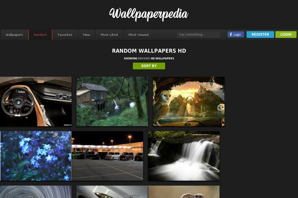 Wallpaper theme site design template sample
