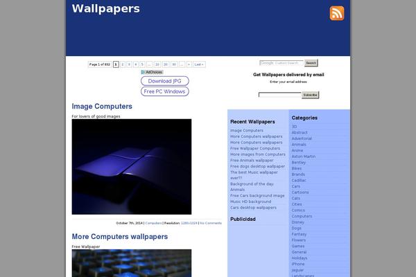 Prosense Blue theme site design template sample