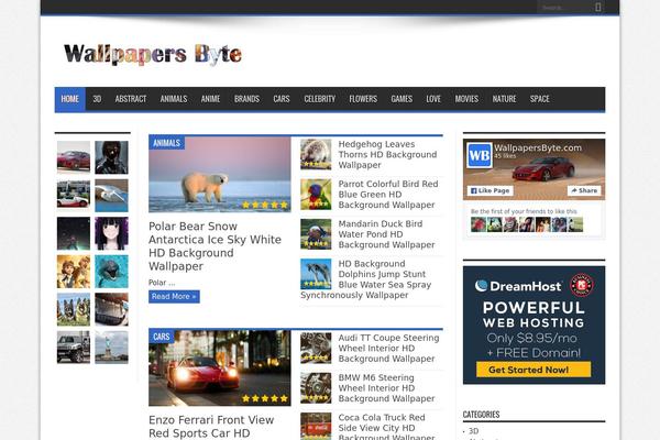 Artpop theme site design template sample