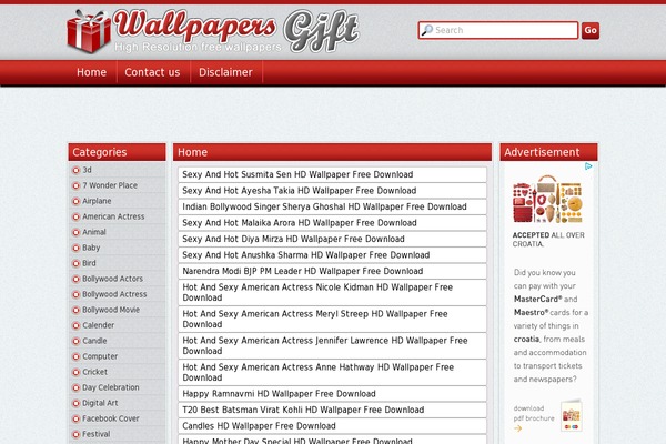 gift theme websites examples
