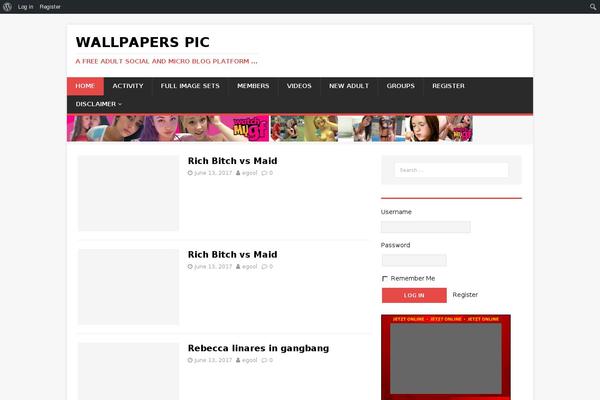 BuddyPress Global Search website example screenshot