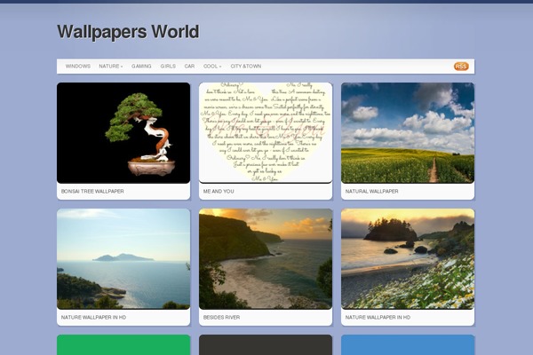 Object theme site design template sample
