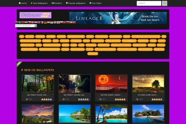 Sorbet theme site design template sample