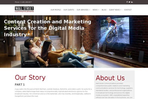 Wiz-child theme site design template sample
