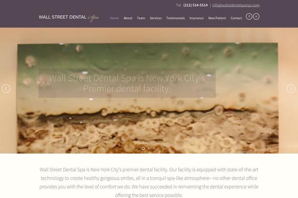 Mineral theme site design template sample