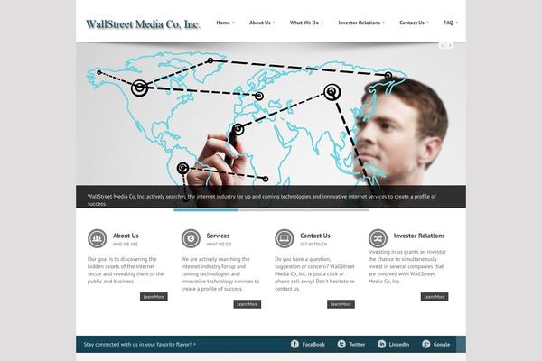 Construct theme site design template sample
