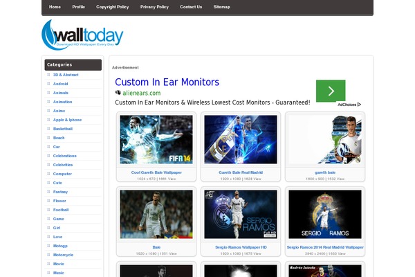 Deniwall theme site design template sample