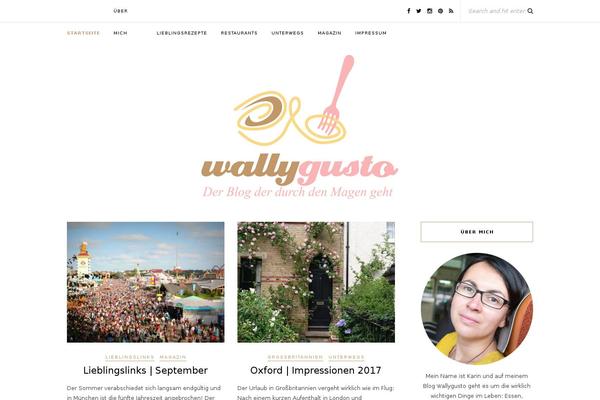 Hawthorn theme site design template sample