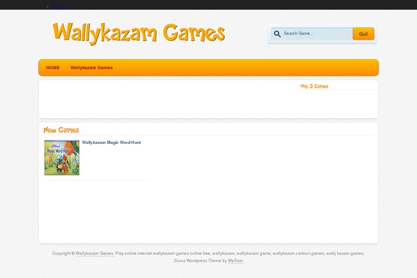 Durus theme site design template sample