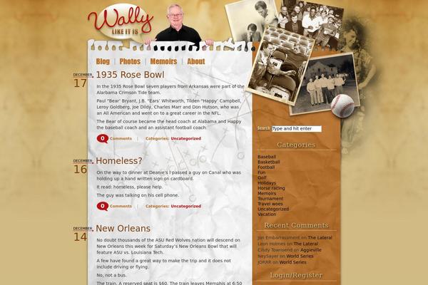 Site using FLV Embed plugin