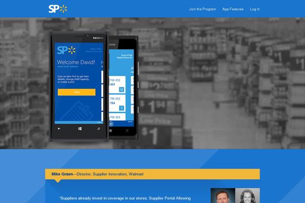 walmartsupplierportal.com site used Appify
