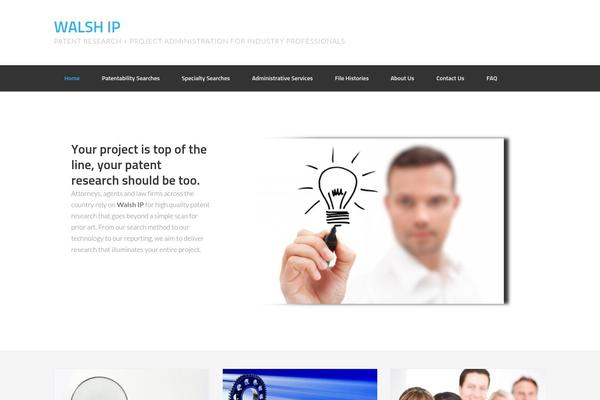 Enterprise Pro theme site design template sample