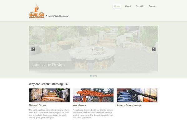 Simplicity theme site design template sample