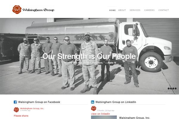 Site using Company-updates-for-linkedin plugin