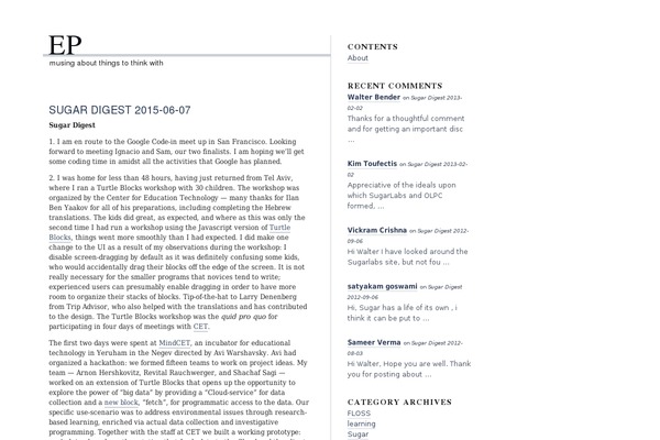 walterbender.org site used blog.txt