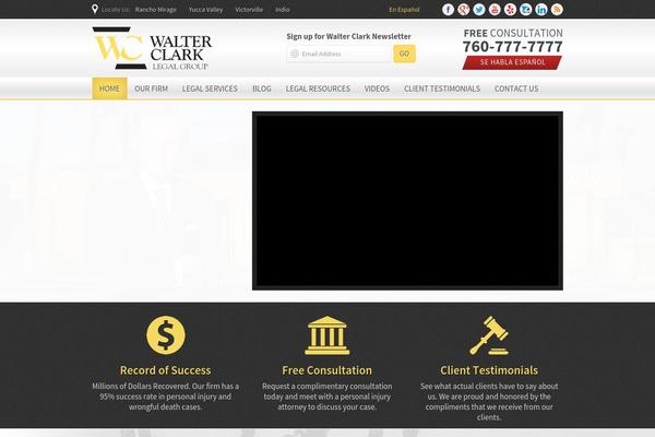 walterclark.com site used Walter-clark-legal-group-theme