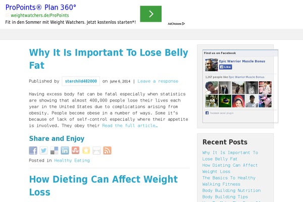 Site using Content Manager Light plugin