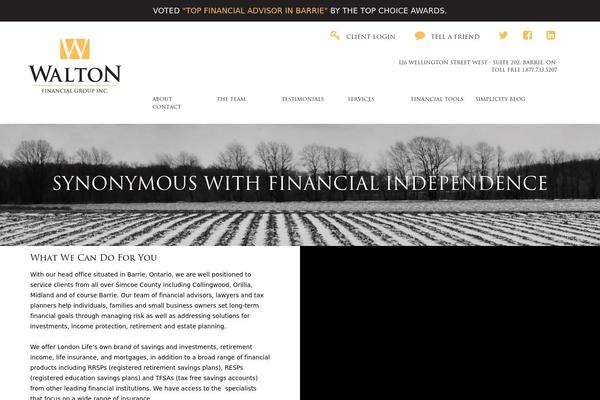 walton theme websites examples