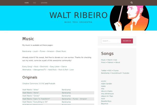 Business Leader theme site design template sample