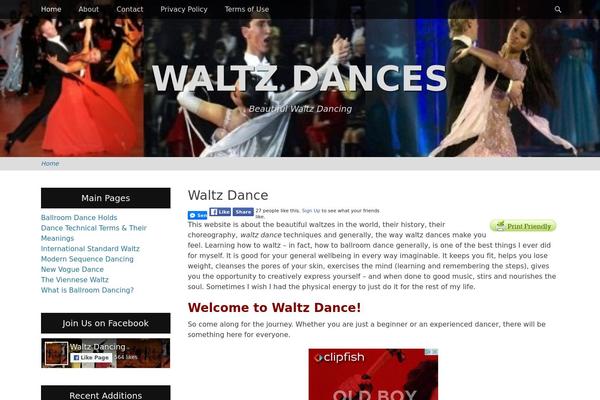 Frontier theme site design template sample