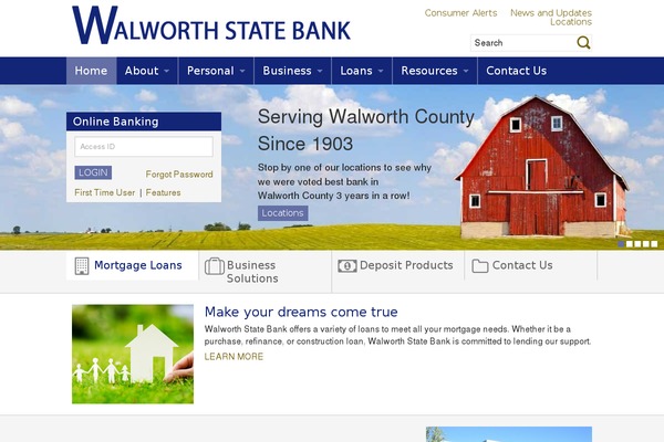 Site using Banksite-slider plugin