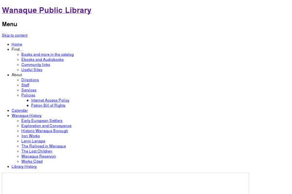 Site using Screenreader plugin
