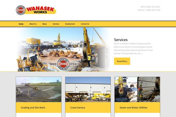Enterprise Pro theme site design template sample