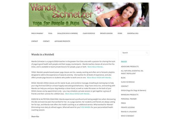 Prana theme site design template sample