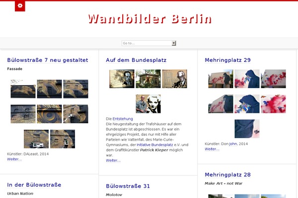 Pinster theme websites examples