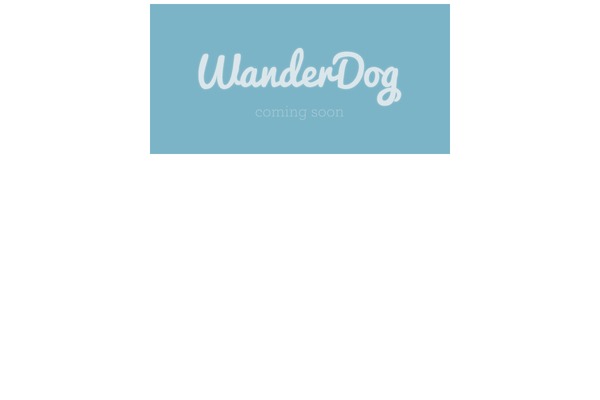 wanderdog.ca site used Hooray