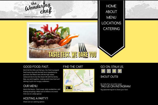 Lifestyle theme site design template sample
