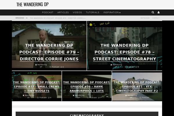 Valenti theme site design template sample