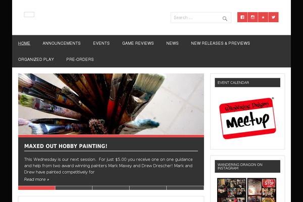 Dynamic News theme site design template sample