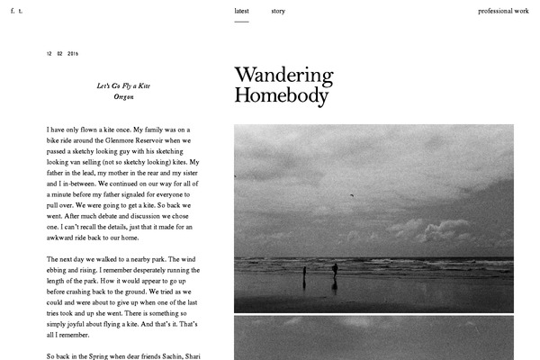 Bespoke theme site design template sample