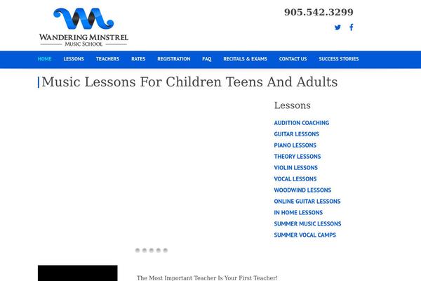 Venedor theme site design template sample