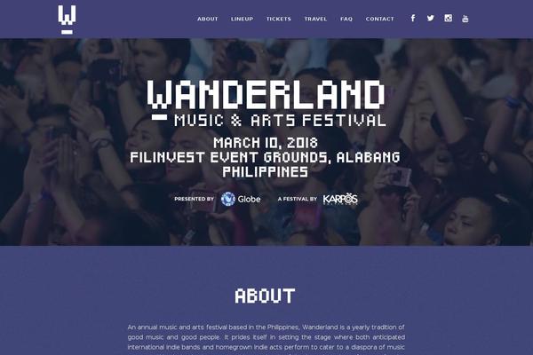 wanderlandfestival.com site used Smartic-child