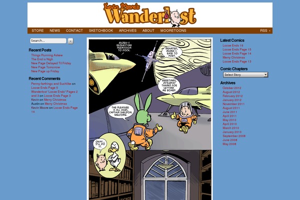 ComicPress theme site design template sample
