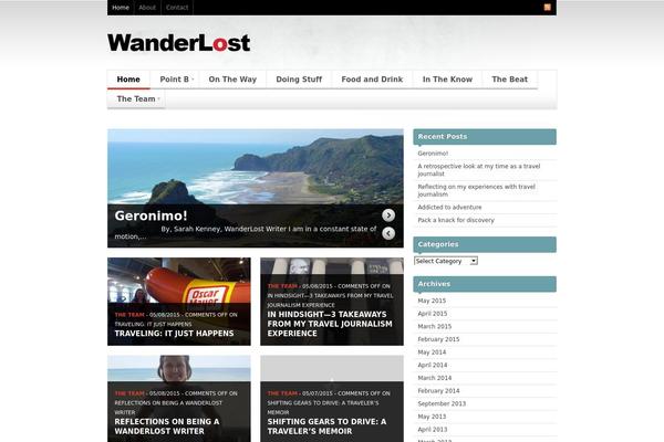 Spectrum theme site design template sample