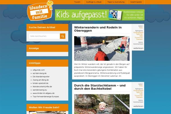 Editorial theme site design template sample