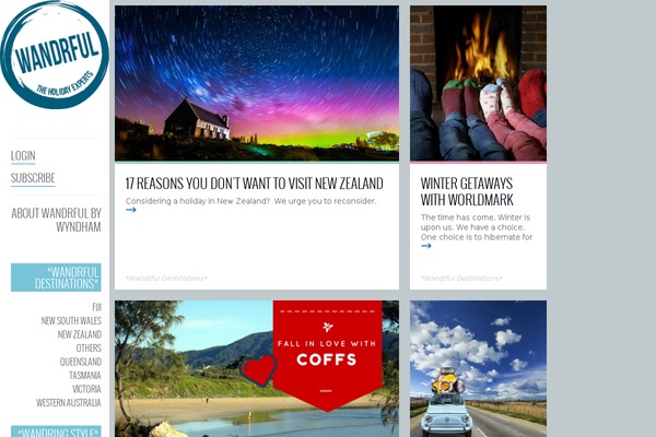 Ubergrid theme site design template sample