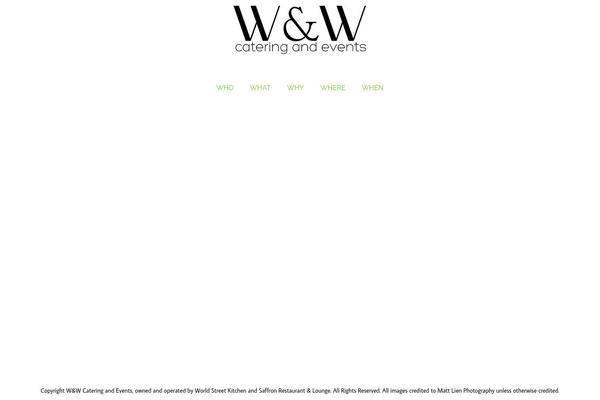 wandwcatering.com site used Photocrati
